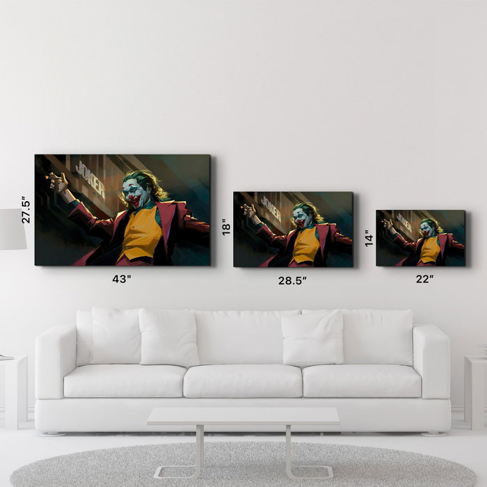 Wallity Pintura Decorativa de Vidrio Templado Multicolor 46 x 72 cm